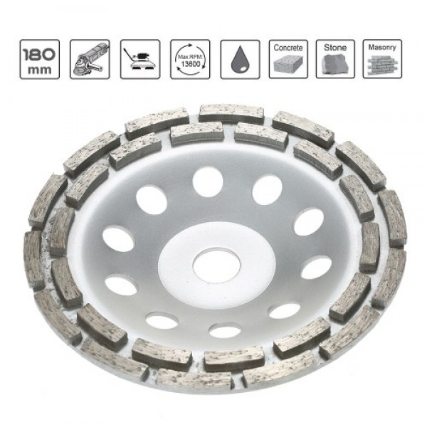 150mm 6" Diamond 2 Row Segment Grinding Wheel...