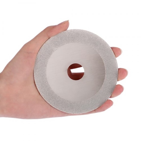 100mm 4" Inch Diamond Coated Grinding Cutting Disc Saw Blade 20mm Inner Diameter Rotary Wheel 160 Grit For Angle Grinder