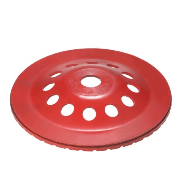 180mm 7" Diamond Segment Grinding Wheel Disc Bowl Shape Grinder Cup 22mm Inner Hole for Concrete Granite Masonry Stone Ceramics 