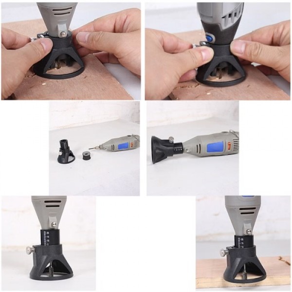 Electric Grinder Locator for Dremel Professional Drill Grindering &amp; Polishing Positioner Retainer Rotary Tool Accessory