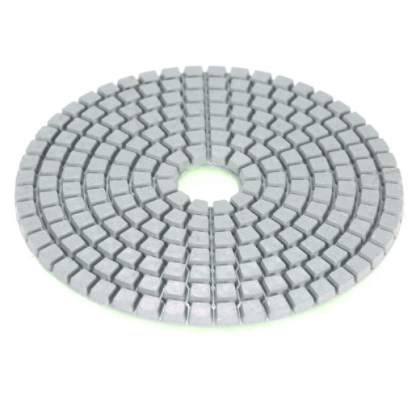 11pcs 4" Diamond Wet Polishing Pads Grinding Disc + 1pc Backing Pad for Granite Marble Stone Ceramic Tile Concrete