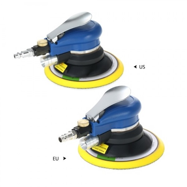6 Inches 10000RPM Pneumatic Air Sander Car Paint Care Tool Polishing Machine Electric Woodworking Grinder Polisher
