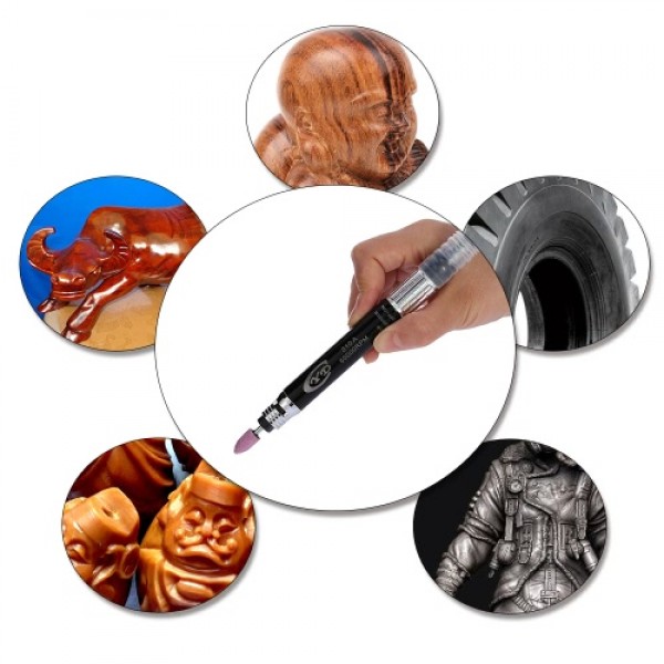 Multi-function Mini Pencil Polishing Rotary Cutting Tool Set Professional Air Micro Die Grinder Kit 16pcs 65000 RPM
