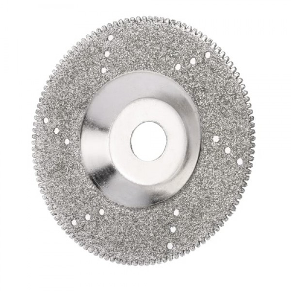 100mm 4" Inch Diamond Coated Grinding Polishing Grind Disc Saw Blade 16mm Inner Diameter Rotary Wheel Grit For Angle Grinder