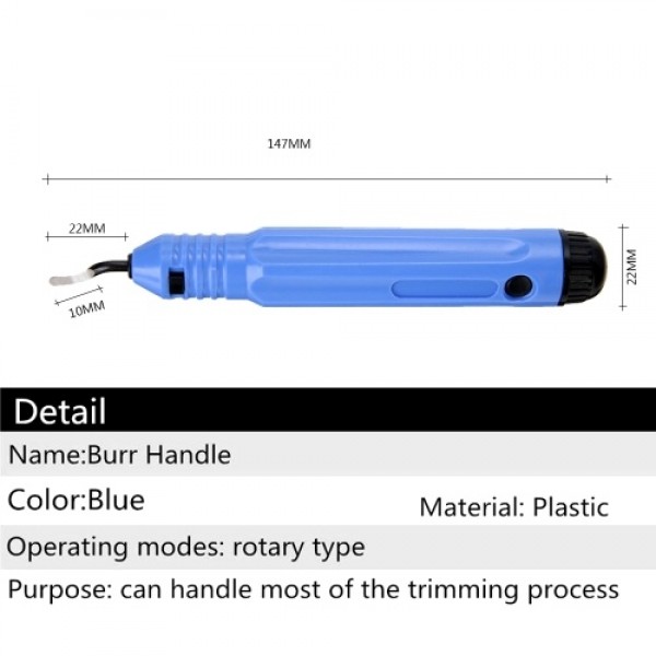Handheld Burr Trimming Cutter NB1100 Portable Deburring Tool Professional Edge Removing Tools+10pcs BS1010 Replacement Blade