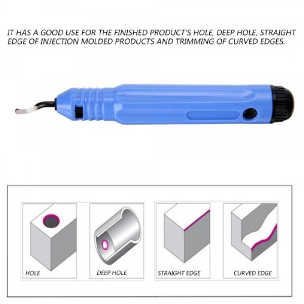Handheld Burr Trimming Cutter NB1100 Portable Deburring Tool Professional Edge Removing Tools+10pcs BS1010 Replacement Blade