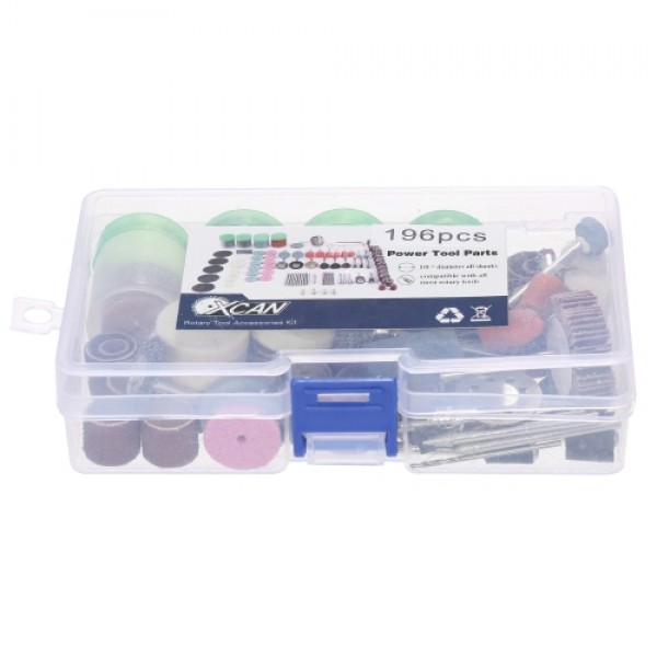 196pcs 1/8" Shank Rotary Tool Accessories Set...