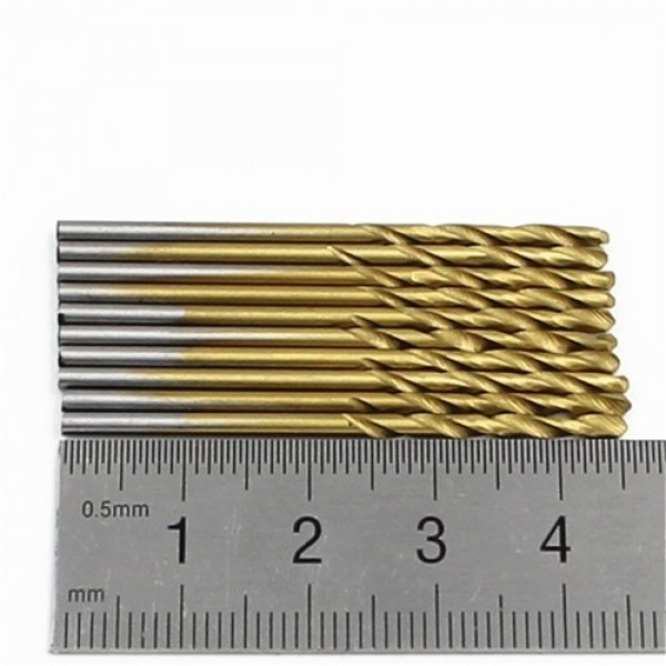 Straight Shank Twist Drill High Speed Steel Drill Bit 50pcs