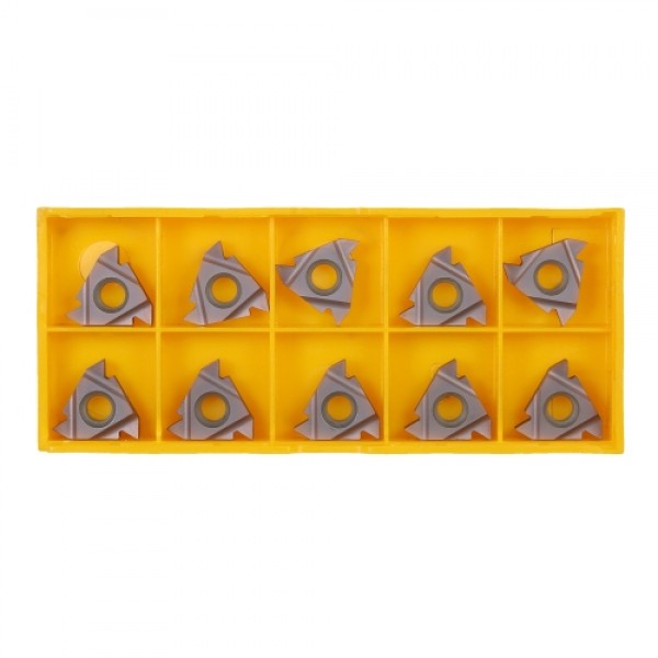 10pcs/box VP15TF 16ER AG60 Carbide Inserts + SER1212H16 Insert Holder + T15 Wrench Lathe Threading Turning Tool Set for CNC Mach