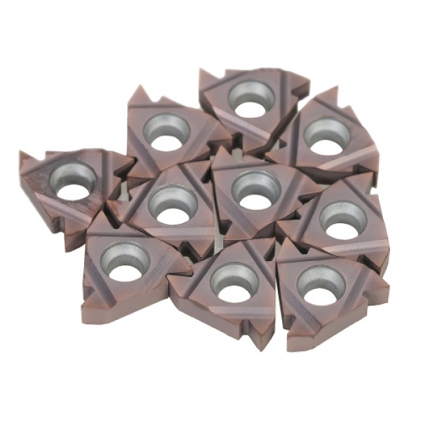 10pcs/box VP15TF 16ER AG60 Carbide Inserts + SER1212H16 Insert Holder + T15 Wrench Lathe Threading Turning Tool Set for CNC Mach