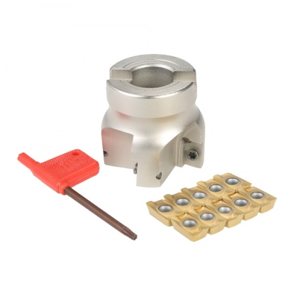BAP400R-50-22 4 Flute Face End Mill Milling Cutter + 10pcs/box APMT1604 Carbide Inserts + T15 Wrench CNC Milling Machine Tools