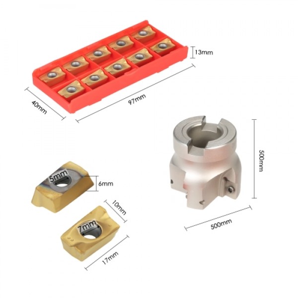 BAP400R-50-22 4 Flute Face End Mill Milling Cutter...