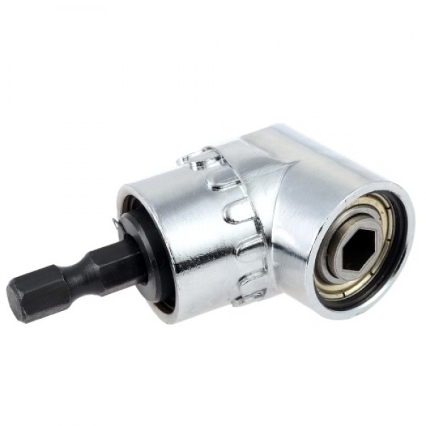 105 Degree Angle Extension Right Angle Quick Change Driver Drilling Extension Shank Screwdriver Magnetic 1/4 Inch Hex Drill Bit 
