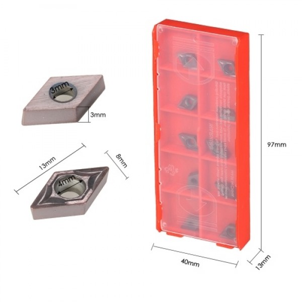 10pcs/box DCMT070204 VP15TF DCMT21.51 Carbide Inse...