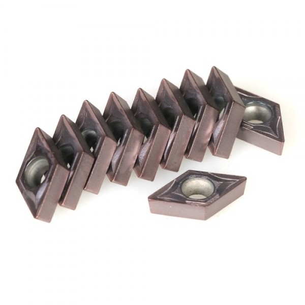 10pcs/box DCMT070204 VP15TF DCMT21.51 Carbide Inserts CNC Lathe Blades Cutter Turning Tool