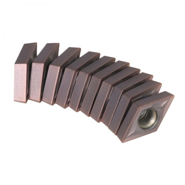 10pcs/box DCMT0702 YBC205 Carbide Inserts CNC Blades Set for Lathe Turning Boring Tool
