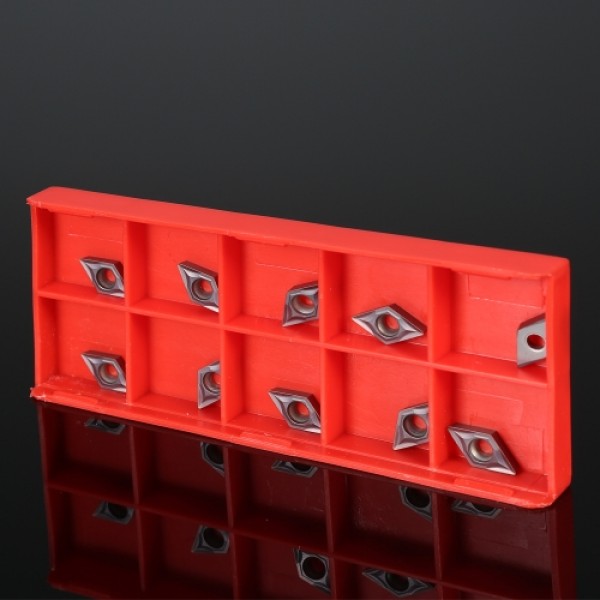 10pcs/box DCMT0702 YBC205 Carbide Inserts CNC Blades Set for Lathe Turning Boring Tool