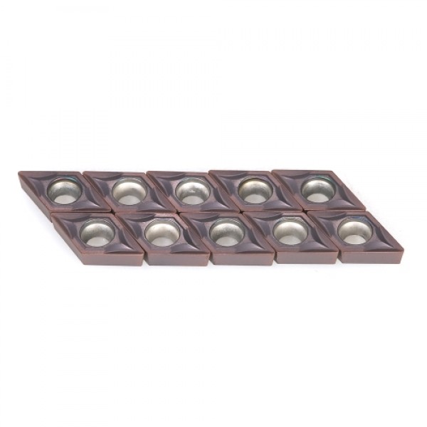 10pcs/box DCMT0702 YBC205 Carbide Inserts CNC Blades Set for Lathe Turning Boring Tool