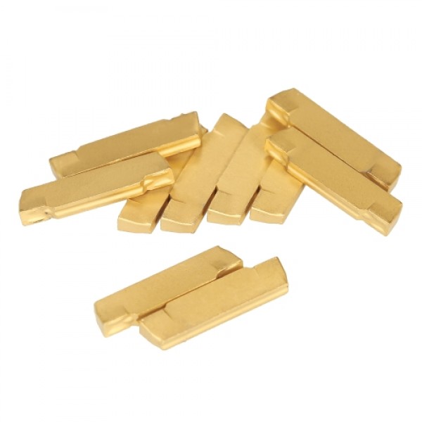 10pcs/box MGMN200-G 2mm Width Carbide Inserts for MGEHR/MGIVR Lathe Grooving Cut-Off Tool