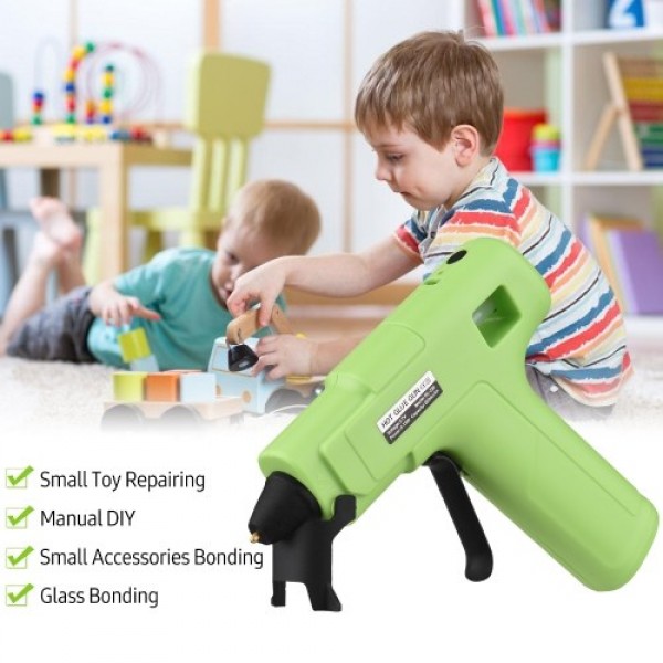 Rechargeable Hot Melt Glue Machine Children's Cordless Portable Small Handheld Manual DIY Glue Machine for Toy Repair Glass Smal