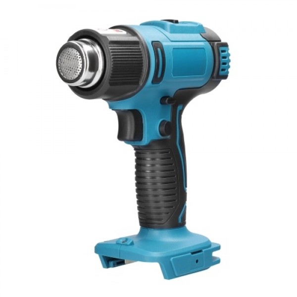 Cordless Handheld Hot Air Machine Lithium Rechargeable Heating Equipment Temperatures Adjustable Power Tool with 2 Nozzles