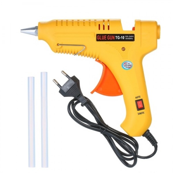 Hot Melt Glue Gun 60W/100W Power Adjustable Hot Me...