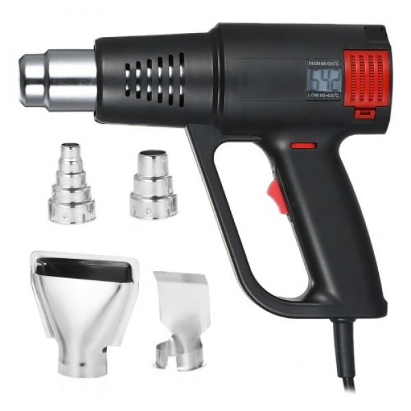 2000W Industrial Fast Heating Hot Air Gun LCD Digi...