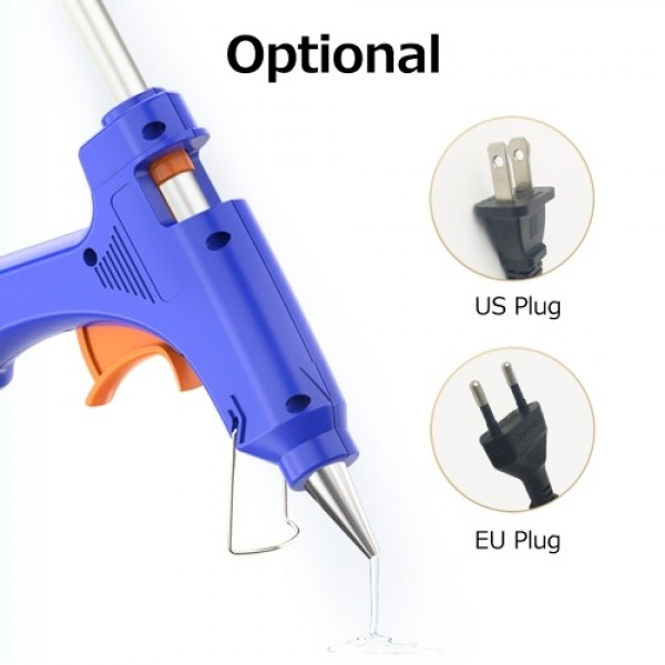 20W Portable Hot Glue Gun with 12 Glue Sticks Kids...