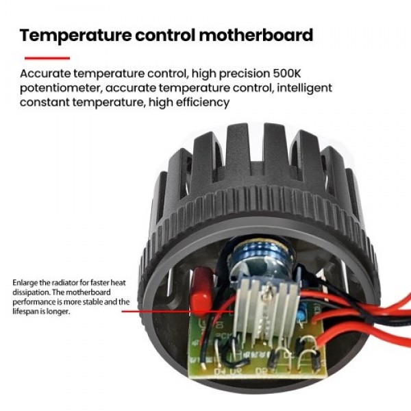 750W Hot Air Machine Heat Machine Adjustable Temperature Welding Device Auto Plastics Pipes Welding Repairing Tool