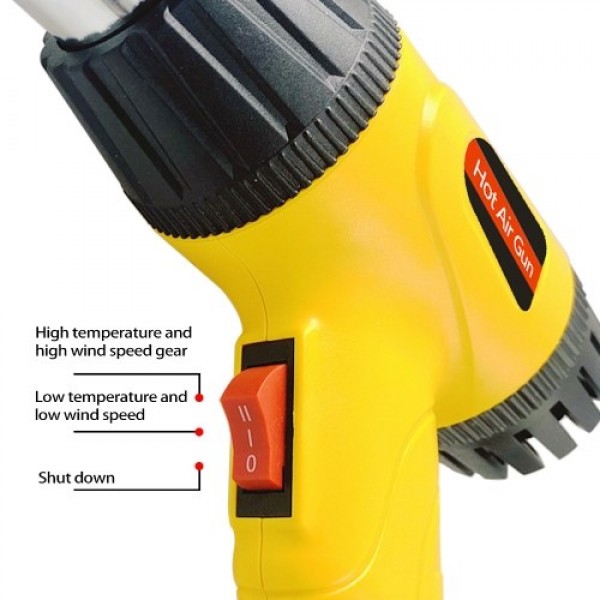 750W Hot Air Machine Heat Machine Adjustable Temperature Welding Device Auto Plastics Pipes Welding Repairing Tool
