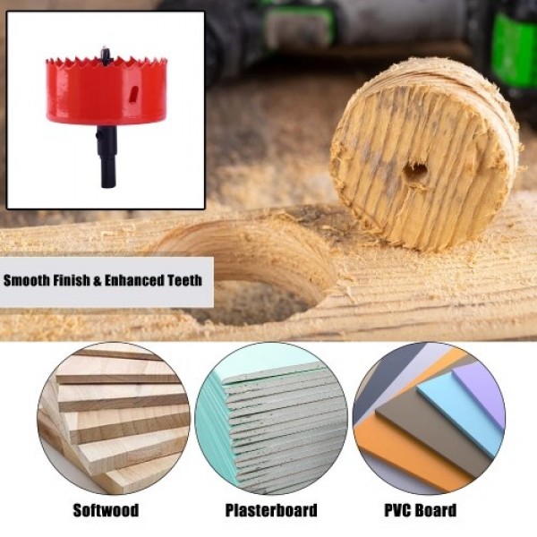Woodworking Hole Opener Set Multi-Functional Carpe...