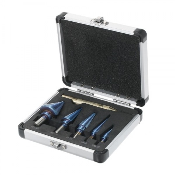 50 Sizes HSS Step Drill Bit Set (5pcs)