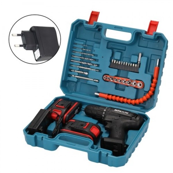 21VF Household Multifuctional Electric Drill Mini ...