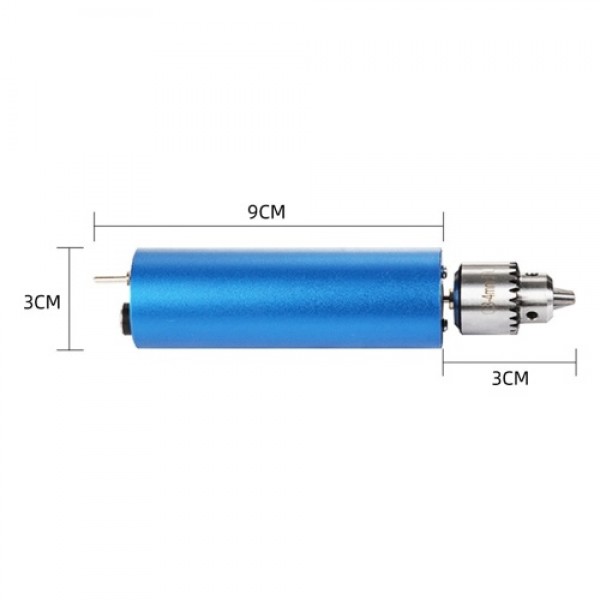 Micro Mini Electric Hand Drill 0.3-4mm Adjustable with 145pcs Accessories for Polishing Waxing Cutting Drilling Engraving EU Plu