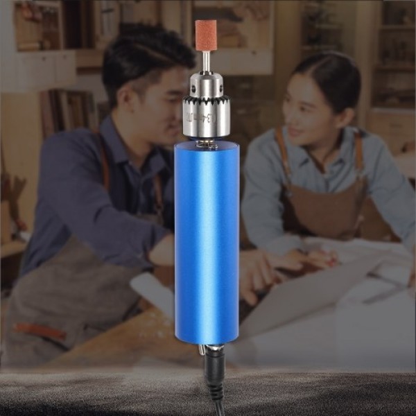 Micro Mini Electric Hand Drill 0.3-4mm Adjustable with 145pcs Accessories for Polishing Waxing Cutting Drilling Engraving EU Plu