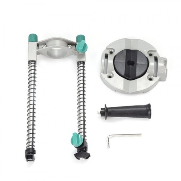 Drill Guide Electric Drill Press Stand 45° Adjustable Mobile Swivel Working Tool