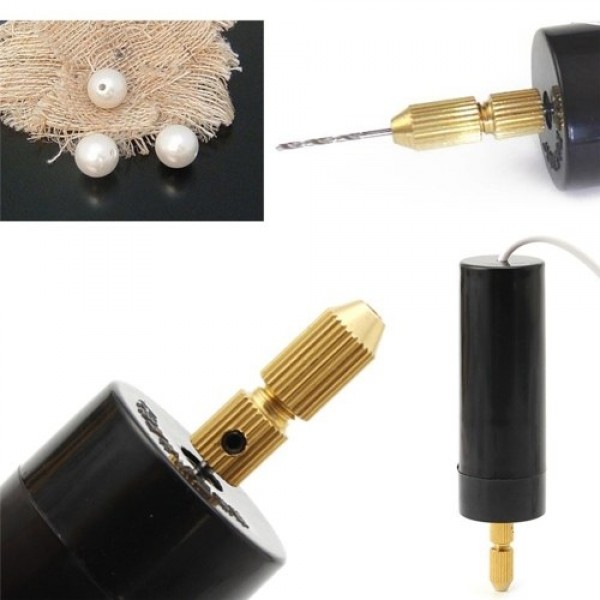 Portable Mini Electric Drills Handheld Micro USB Drill with 3pc Bits Diy Craft Tools