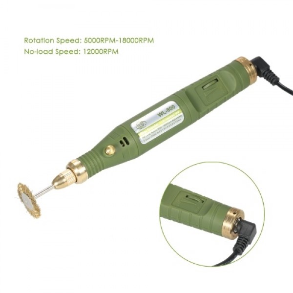 Multi-functional Mini Electric Grinder Variable Speed Rotary Tool and Accessories Kit Electric Drill Grinding Milling Engraving 