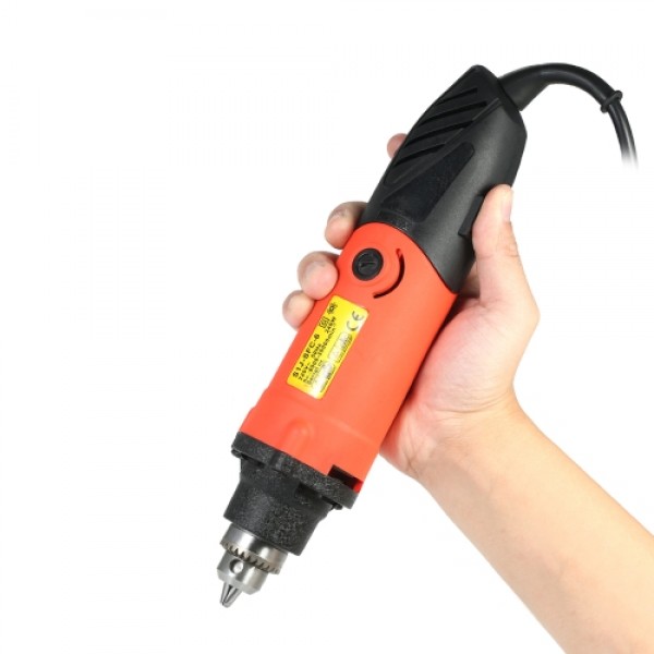 240W Multi-functional Electric Grinder Drill 6-Speed Variable Speed Polishing Machine Rotary Tool for for Milling Polishing Engr