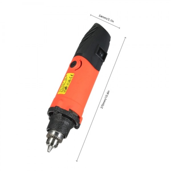 240W Multi-functional Electric Grinder Drill 6-Speed Variable Speed Polishing Machine Rotary Tool for for Milling Polishing Engr