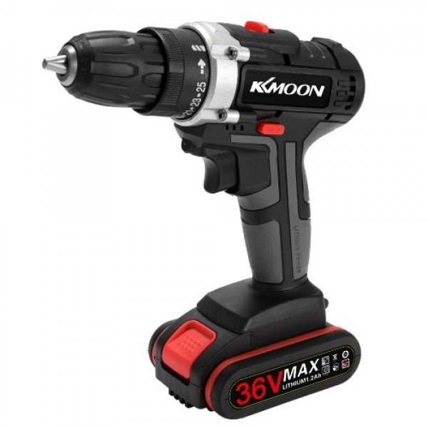 36V Multifunctional Electric Cordless Drill High-power Lithium Battery Wireless Rechargeable Hand Drills Brush Motor Home DIY El