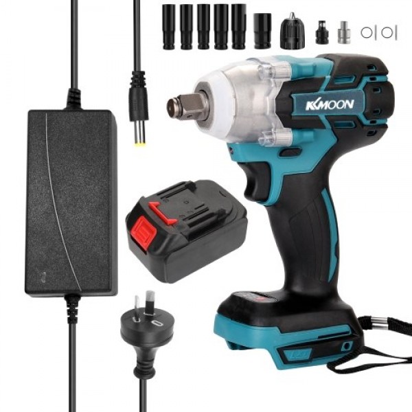 18V Cordless Impact Wrench Screw Driver Brushless ...