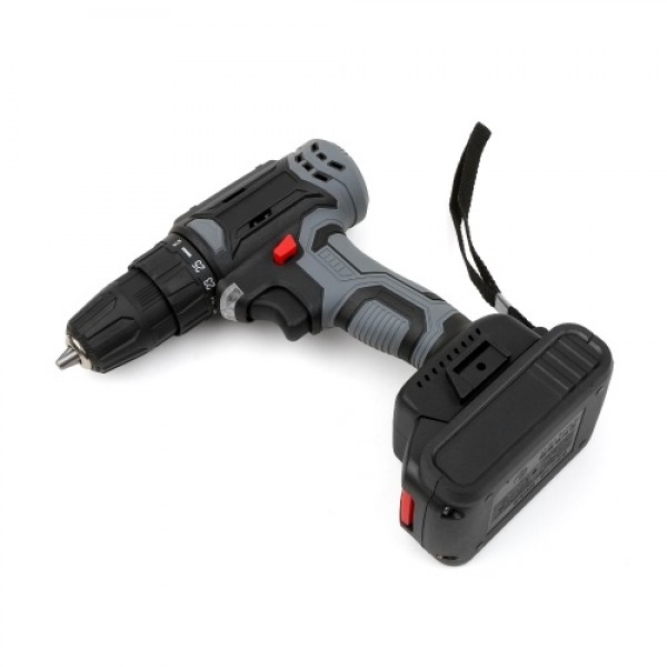 21V Portable Cordless Electric Drill with 3/8 Inch Chuck Mini Handheld Power Drill &amp; Screwdriver with Battery Level Indicato