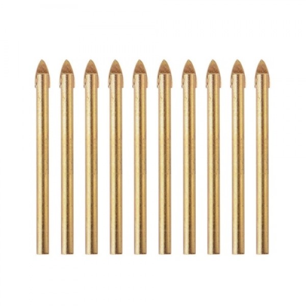 10Pcs Drill Bits Set with 6mm 1/4 Inch Round Shank...
