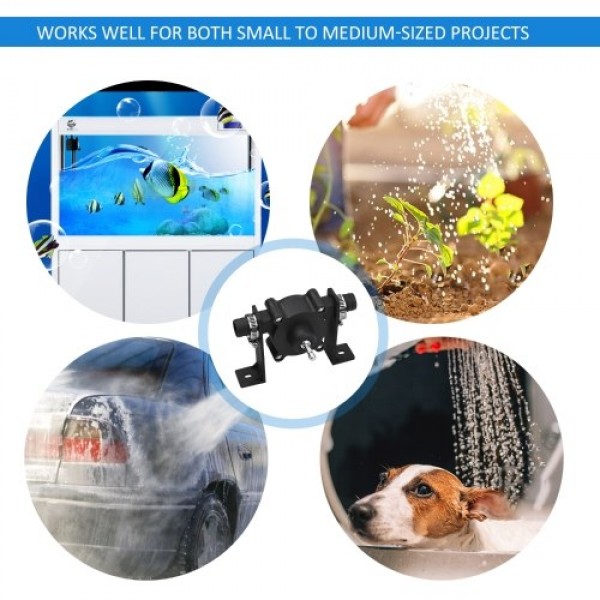Portable Drill Pump Self Priming Oil Fluid Water Transfer Pump Emergency Bilge Pump Watering Fish Tank Pump for All Drills and F