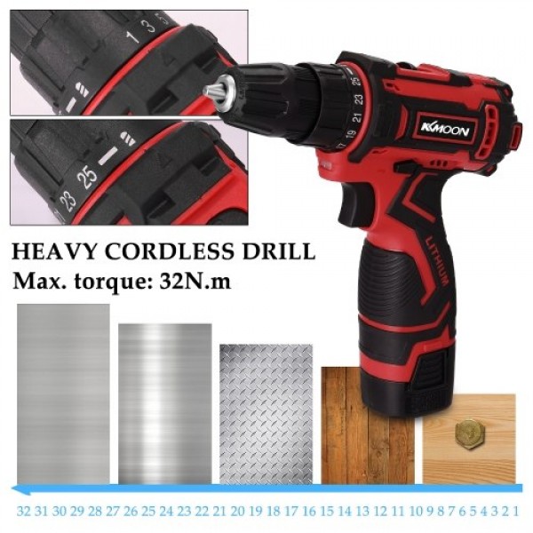 18V Multifunctional Electric Cordless Drill High-power Lithium Battery Wireless Rechargeable Hand Drills Brush Motor Home DIY El