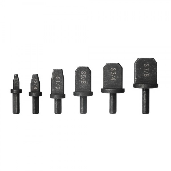 6pcs Swaging Tool Drill Bit Set Tube Pipe Expander for Air Conditioner Refrigeration HVAC Installtion and Repair