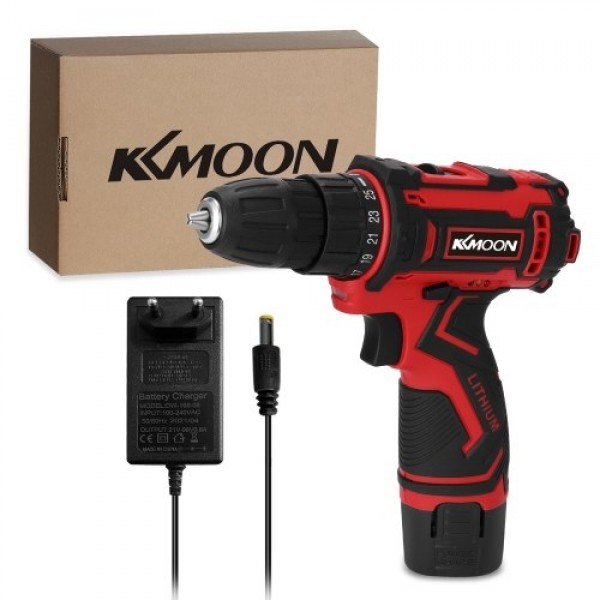 12-Voltage Multifunctional Electric Cordless Drill...