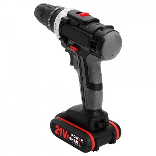 36V Multifunctional Impact Electric Cordless Drill High-power Lithium Battery Wireless Rechargeable Hand Drills Brush Motor Home