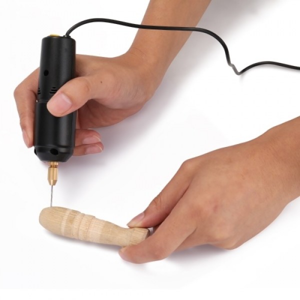 Z-U36 Mini Handheld Electric Drill USB Puncher 5V Power Small Grinding Tool for Jewelry Pearl Resin DIY